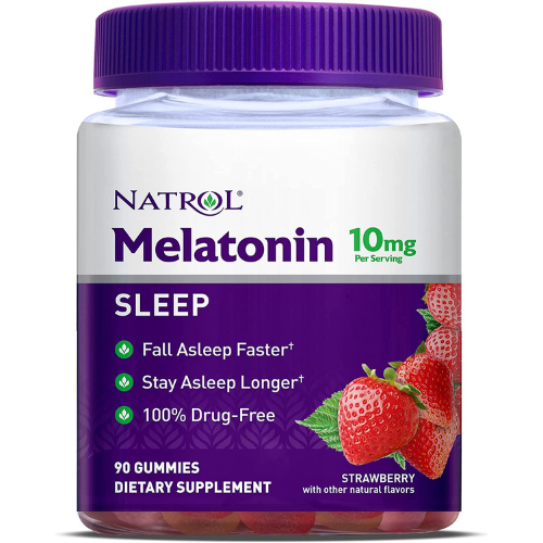 Natrol 10mg Gummy, Melatonin, Strawberry, 90 Count