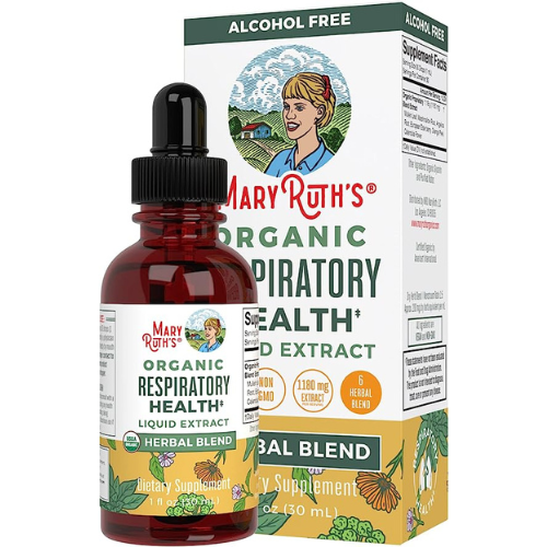 Organic Respiratory Health Liquid Drops with Mullein Leaf