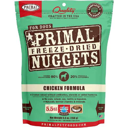 Dried Dog Food Nuggets Chicken