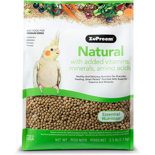 Natural Pellets Bird Food for Medium Birds