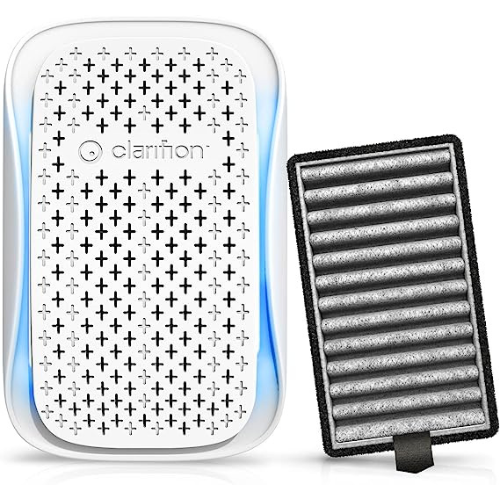 DSTx Portable Air Purifier - Plug In Air Ionizer HEPA Filter, Mini Personal Air Purifiers